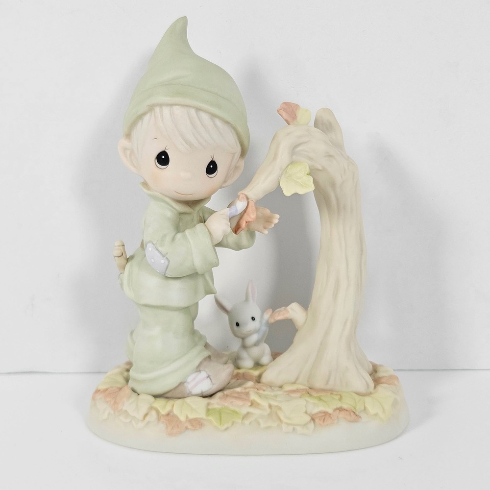 Precious Moments 183857 Color Your World With Thanksgiving Elf Figurine NIB